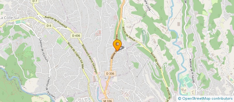 localisation de l'entreprise BIP AZUR à SAINT-PAUL-DE-VENCE