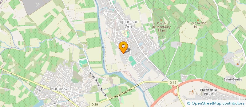 localisation de l'entreprise BIP BIP DIFFUSION  LIGNAN-SUR-ORB