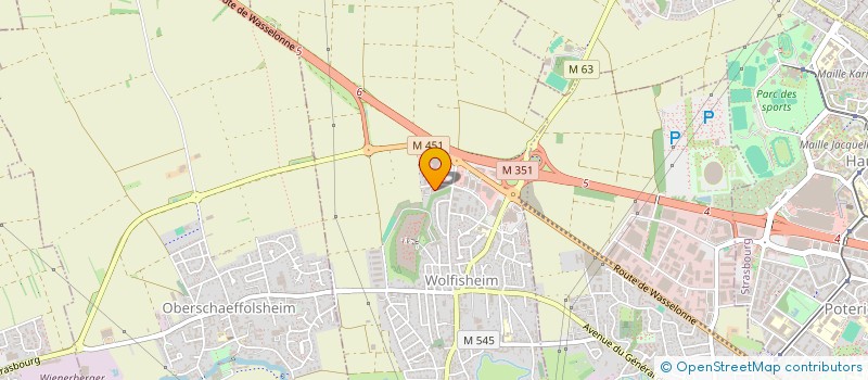 localisation de l'entreprise BIP BIP EXPRESS TRANSPORT  SOUFFELWEYERSHEIM