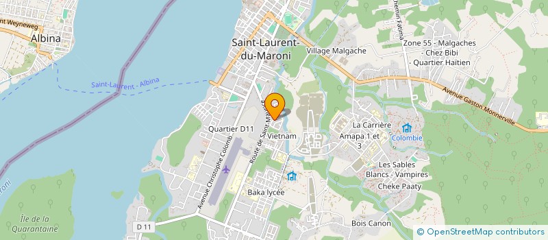 localisation de l'entreprise BIP BIP LOCATION à SAINT-LAURENT-DU-MARONI