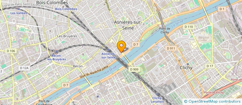 localisation de l'entreprise BIP BIP PARE-BRISE à ASNIERES-SUR-SEINE