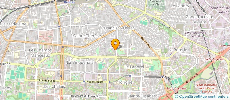 localisation de l'entreprise BIP BIP PIZZA à RENNES