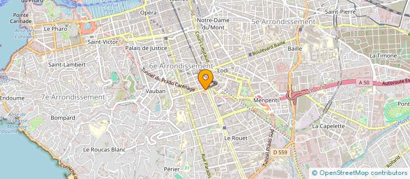 localisation de l'entreprise BIP BUREAU INFORMATIQUE PRODUC à MARSEILLE