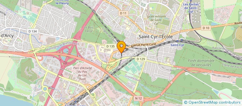 localisation de l'entreprise BIP COURSES à SAINT-CYR-L'ECOLE