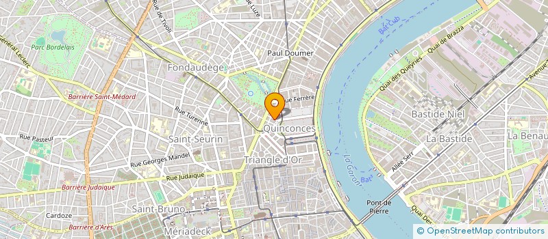 localisation de l'entreprise BIP FINANCES SUD OUEST à BORDEAUX