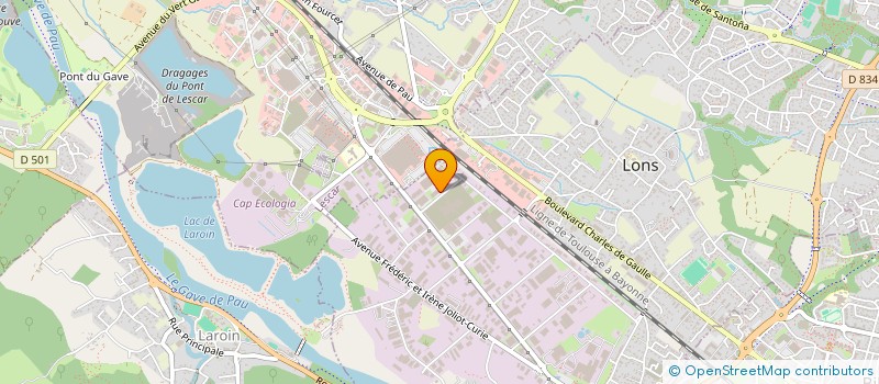 localisation de l'entreprise BIP INGENIERIE à LONS