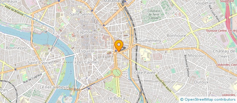 localisation de l'entreprise BIP INVEST à TOULOUSE