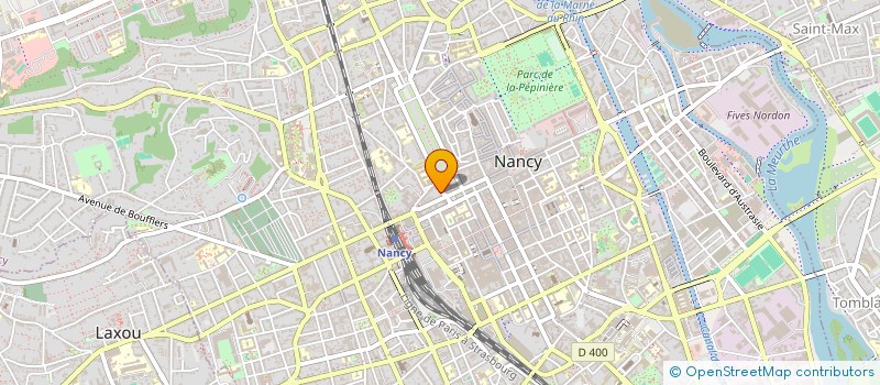 localisation de l'entreprise BIP TELECOM à NANCY