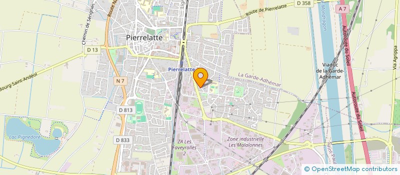 localisation de l'entreprise BIPA à PIERRELATTE