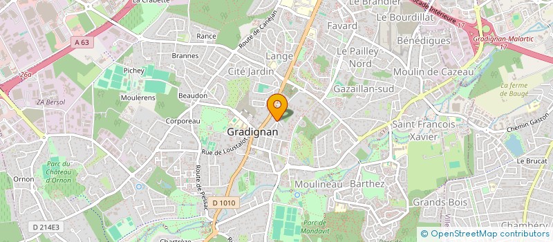 localisation de l'entreprise BIPBIP  GRADIGNAN