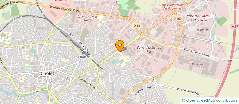 localisation de l'entreprise BIPBIP MICRO IMAGE à CHOLET
