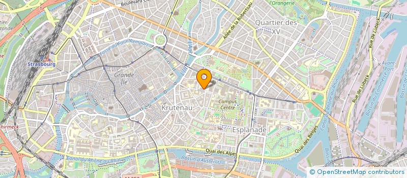 localisation de l'entreprise BIPER THERAPEUTICS à STRASBOURG