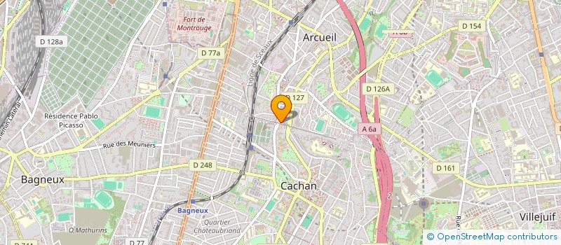 localisation de l'entreprise BIPIPE à ARCUEIL