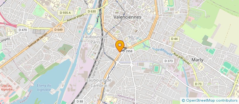 localisation de l'entreprise BIPO BORDER ET ALORS  VALENCIENNES