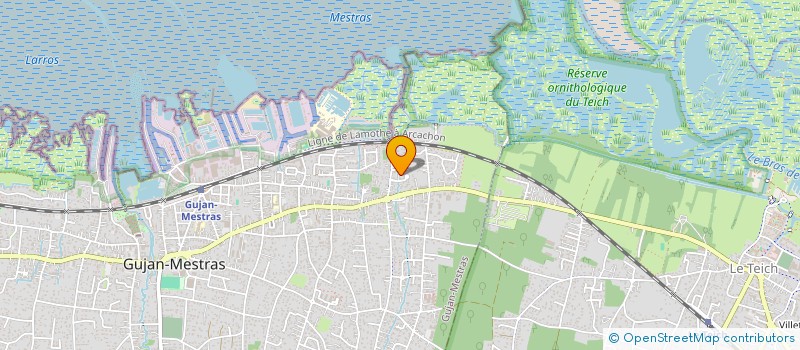 localisation de l'entreprise BIPOL 33  GUJAN MESTRAS