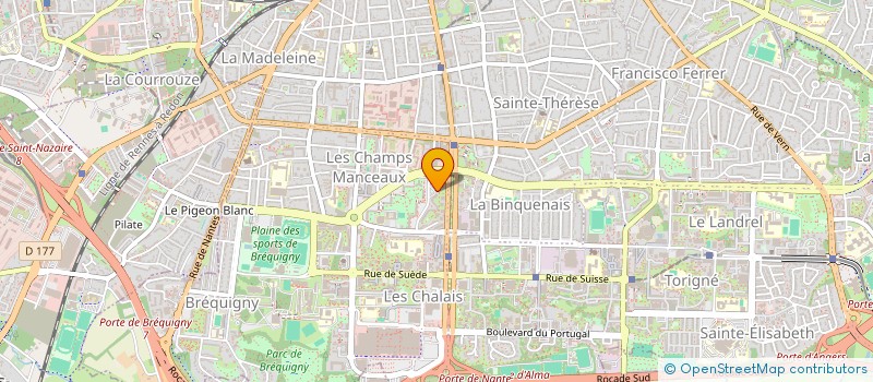 localisation de l'entreprise BIPOLE PROD  RENNES