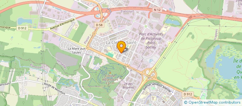 localisation de l'entreprise BIQ EVENT  ELANCOURT