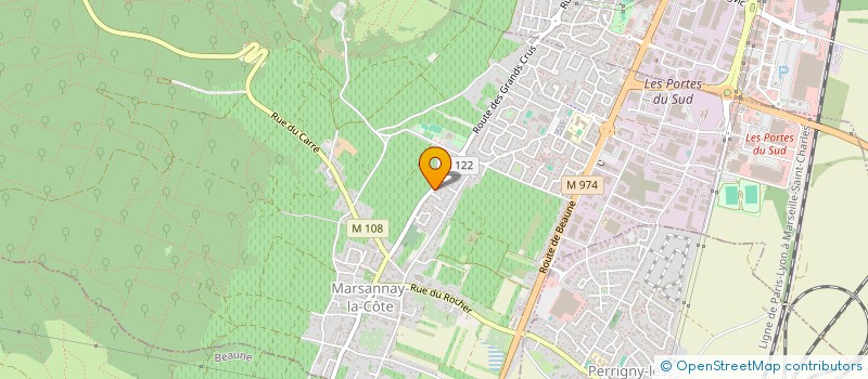 localisation de l'entreprise BIQUET à MARSANNAY-LA-COTE