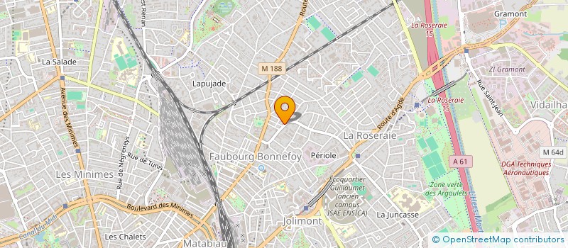 localisation de l'entreprise BIQUETTE à TOULOUSE