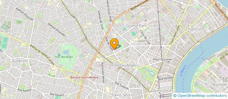 localisation de l'entreprise BIRABENT-PLACIER  PEHRSSON  BORDEAUX