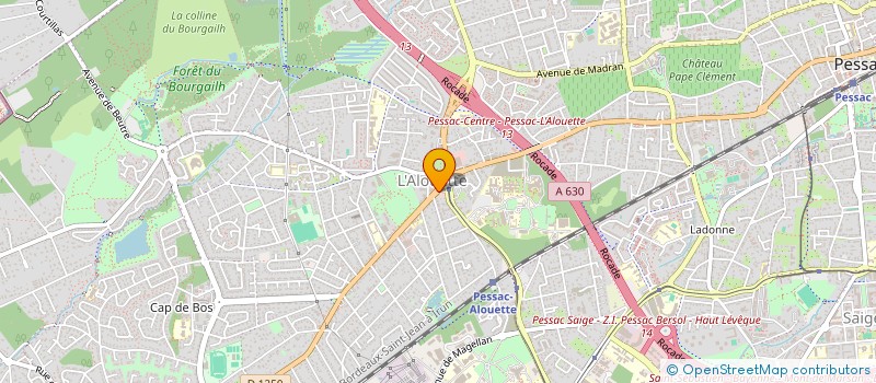 localisation de l'entreprise BIRADE ET ASSOCIES à ONDRES