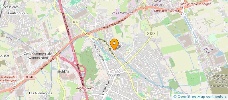 localisation de l'entreprise BIRANT BANCELIN  VEDENE