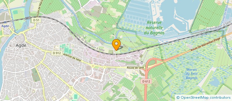 localisation de l'entreprise BIRASO à AGDE