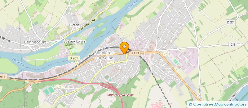 localisation de l'entreprise BIRD  BONNIERES-SUR-SEINE