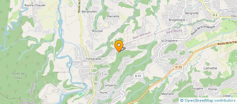 localisation de l'entreprise BIRD  PETIT-BOURG