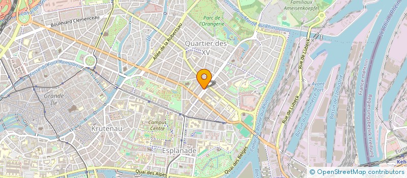 localisation de l'entreprise BIRD à STRASBOURG