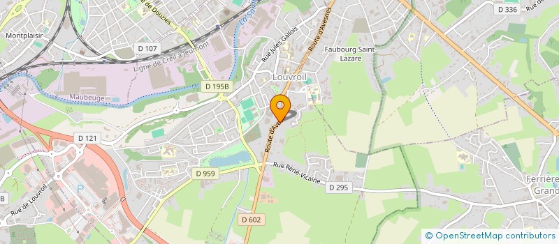 localisation de l'entreprise BIRD  LOUVROIL