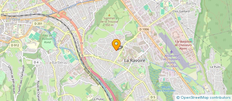 localisation de l'entreprise BIRD  LA RAVOIRE