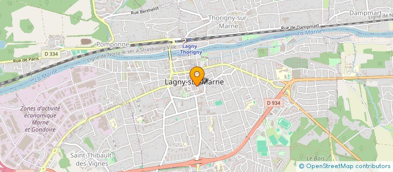 localisation de l'entreprise BIRD AND HUMAN  LAGNY-SUR-MARNE