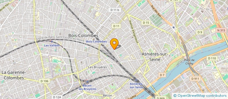 localisation de l'entreprise BIRD BONES PRODUCTION  ASNIERES-SUR-SEINE