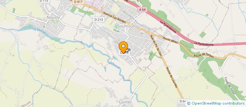 localisation de l'entreprise BIRD HOUSE à SOUMOULOU