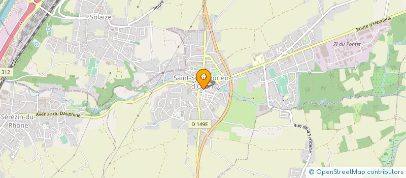 localisation de l'entreprise BIRD INTERIM  SAINT-SYMPHORIEN-D'OZON