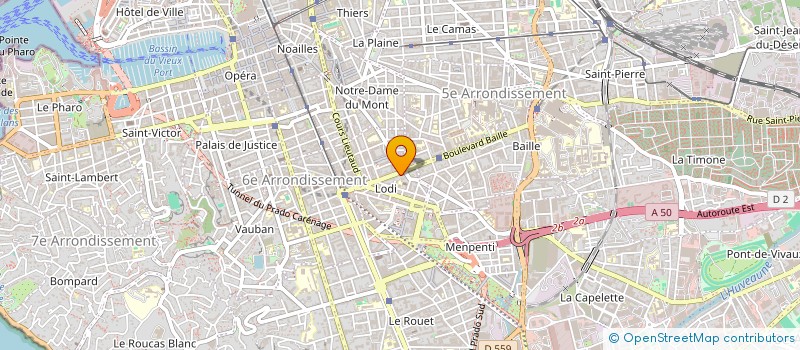 localisation de l'entreprise BIRD'S à MARSEILLE