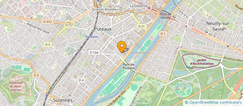localisation de l'entreprise BIRDI à PUTEAUX