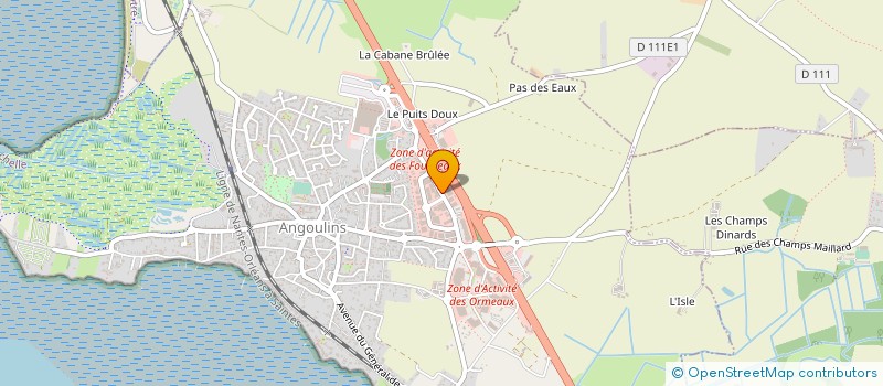 localisation de l'entreprise BIRDIE  ANGOULINS