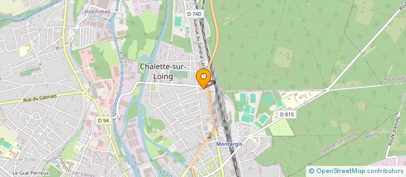 localisation de l'entreprise BIRDIE  CHALETTE-SUR-LOING