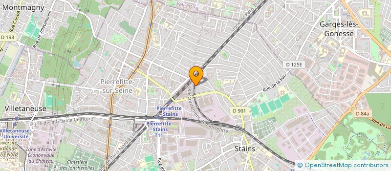 localisation de l'entreprise BIRDIX TRANSPORT  STAINS