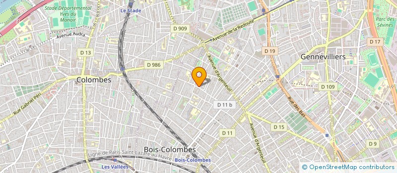 localisation de l'entreprise BIRDS-IMMO à BOIS-COLOMBES