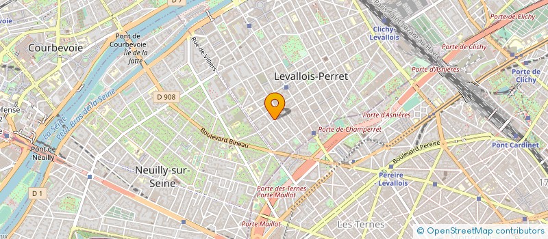 localisation de l'entreprise BIRDS TELECOM à LEVALLOIS-PERRET