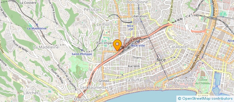 localisation de l'entreprise BIRDUCTION à NICE