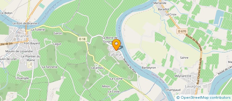 localisation de l'entreprise BIRDY à LUGAIGNAC