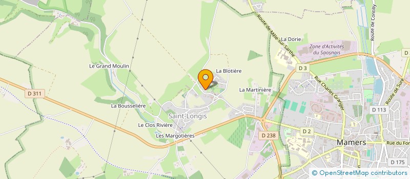 localisation de l'entreprise BIRDY à VILLENEUVE-EN-PERSEIGNE
