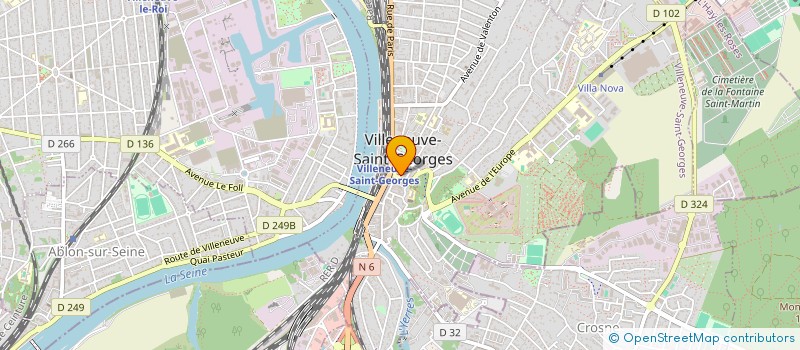 localisation de l'entreprise BIRDY à VILLENEUVE-SAINT-GEORGES