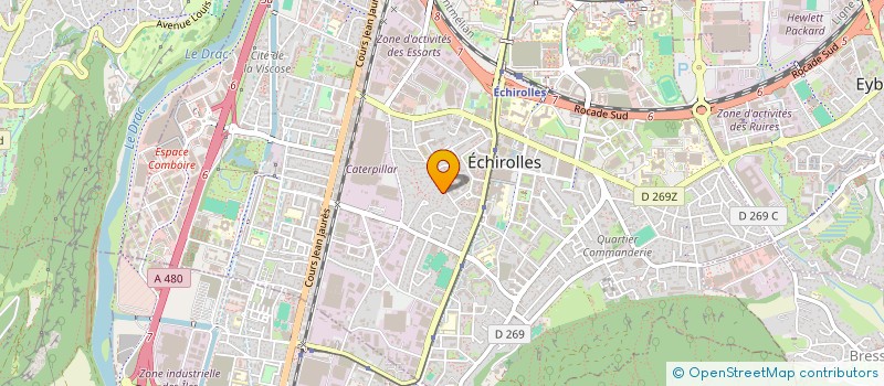 localisation de l'entreprise BIRDY AMMA ASSOCIATION  ECHIROLLES