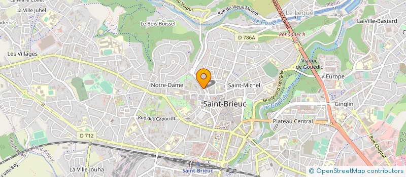 localisation de l'entreprise BIRDY'S COFFEE à SAINT-BRIEUC