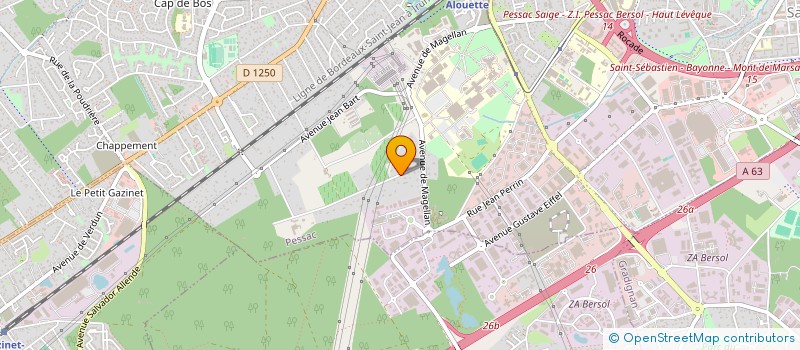 localisation de l'entreprise BIRDY1  PESSAC